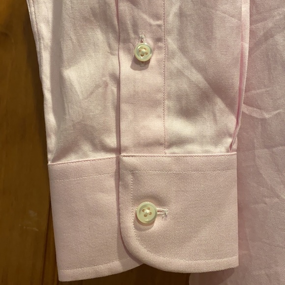 Michael Andrews Bespoke pink Oxford shirt - Picture 2 of 6